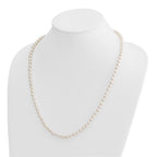 14k 5-6mm White Round Akoya Saltwater Cultured Pearl Necklace