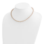 14k 6-7mm White Round Akoya Saltwater Cultured Pearl Necklace