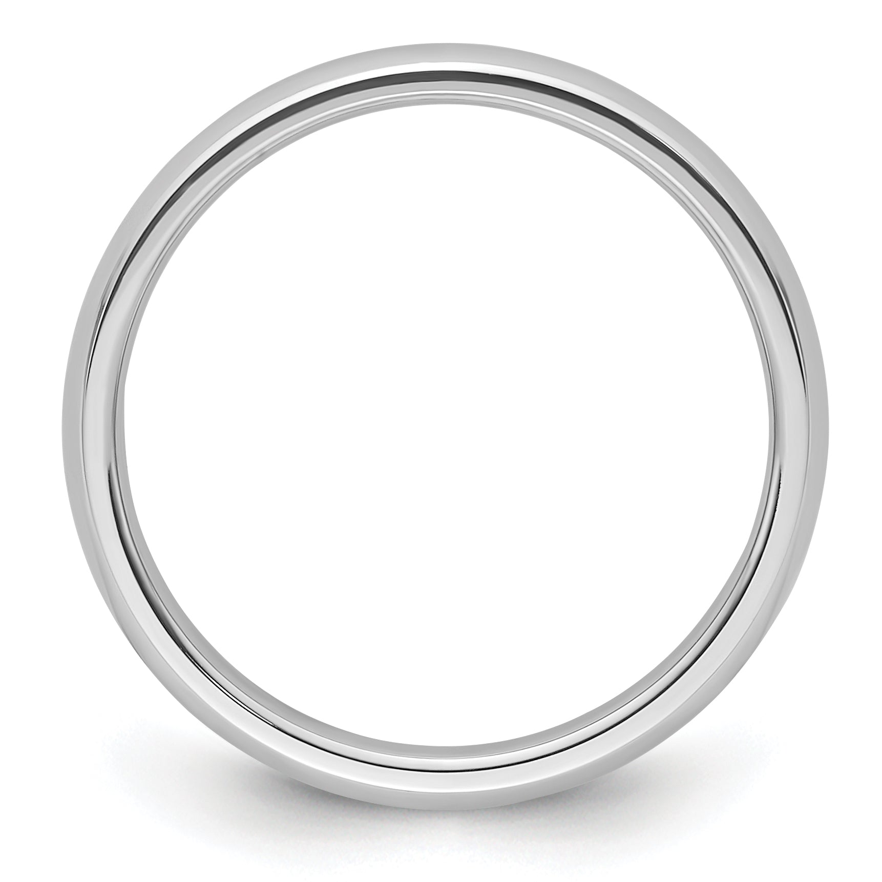Platinum 3mm Lightweight Comfort-Fit Wedding Band Main image