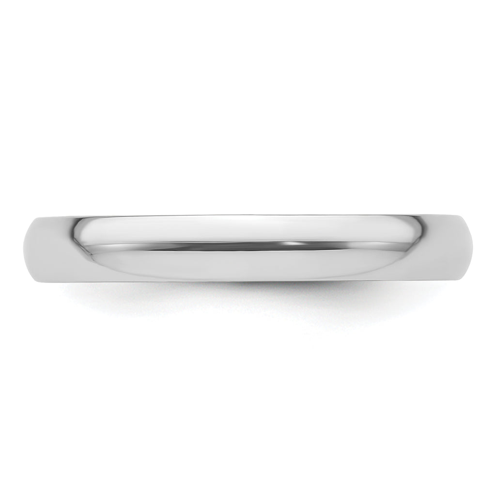 Platinum 3mm Lightweight Comfort-Fit Wedding Band