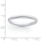 Platinum 3mm Lightweight Comfort-Fit Wedding Band