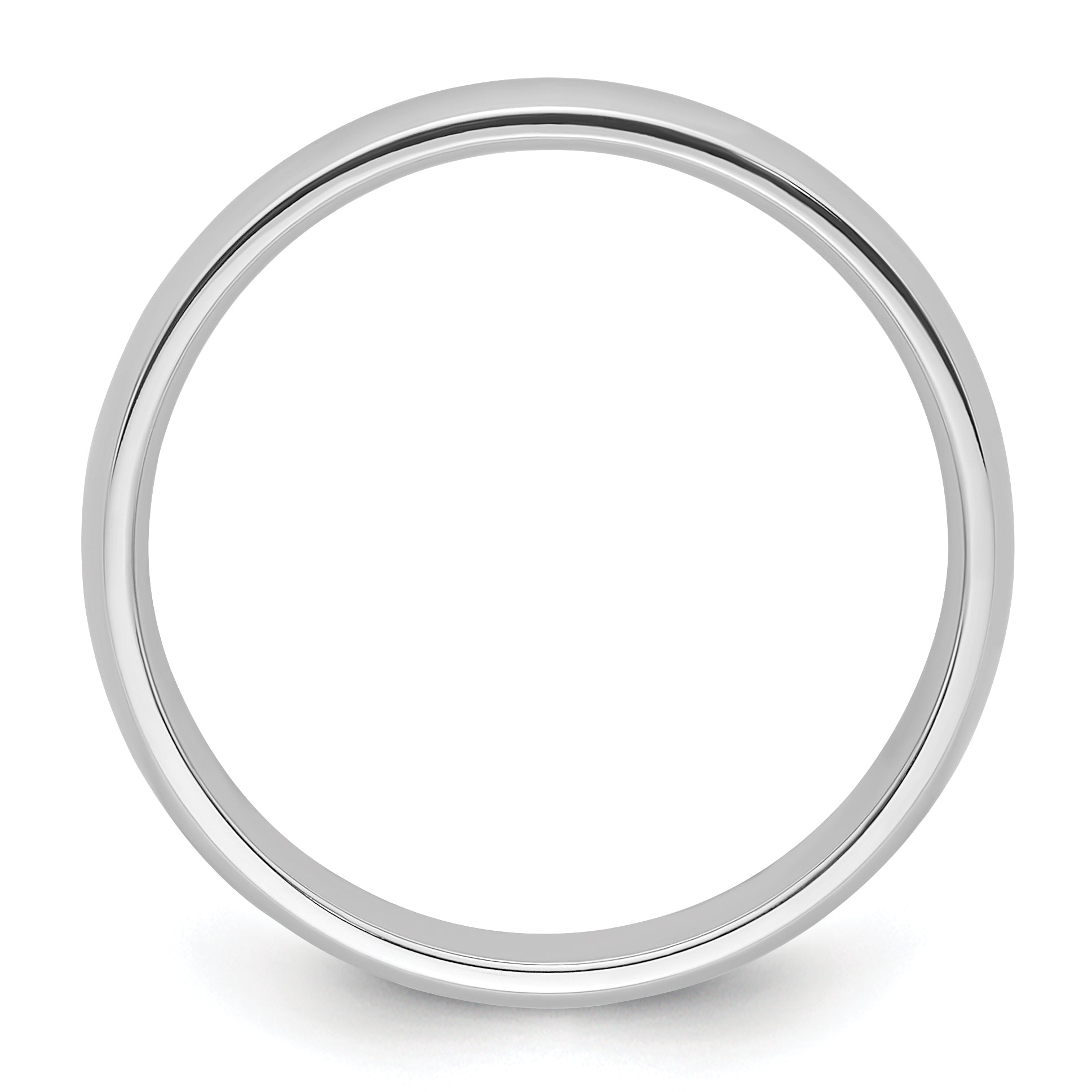 Platinum 4mm Lightweight Comfort-Fit Wedding Band