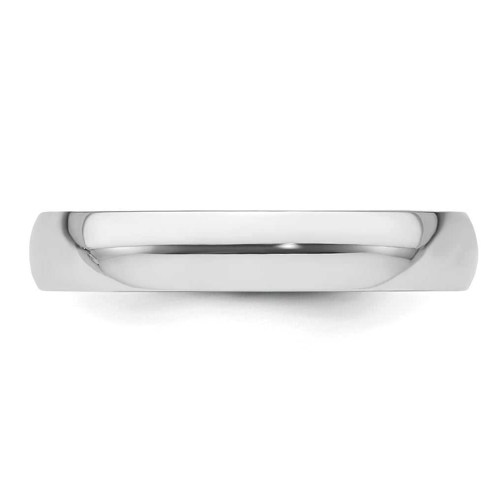 Platinum 4mm Lightweight Comfort-Fit Wedding Band