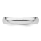 Platinum 4mm Lightweight Comfort-Fit Wedding Band