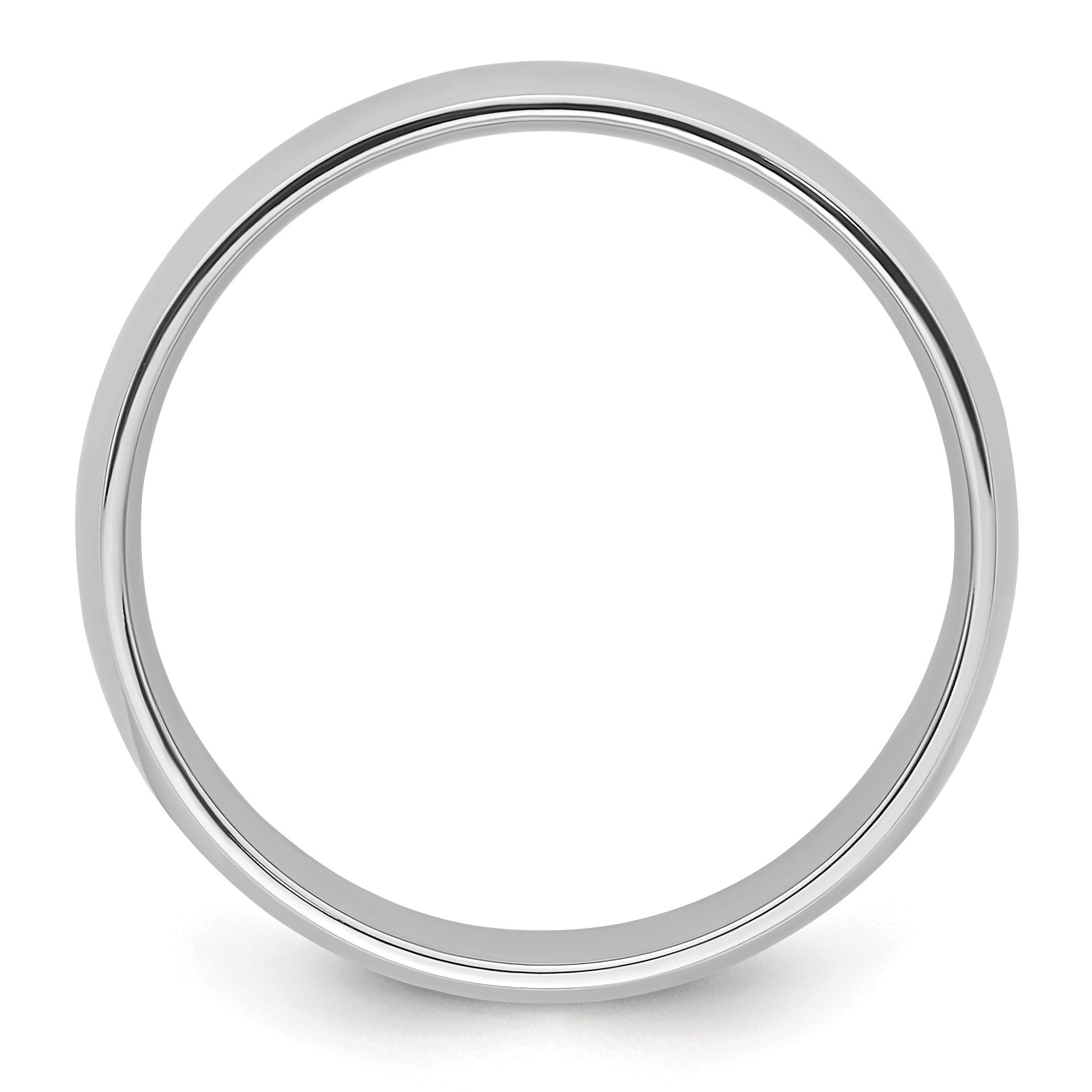 Platinum 6mm Lightweight Comfort-Fit Wedding Band Size 4 Secondary image