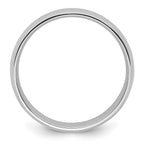 Platinum 6mm Lightweight Comfort-Fit Wedding Band Size 12