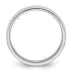 Platinum 8mm Lightweight Comfort-Fit Wedding Band