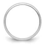 Platinum 3mm Half Round Featherweight Wedding Band