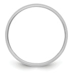 Platinum 5mm Half Round Featherweight Wedding Band