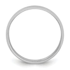 Platinum 8mm Half Round Featherweight Wedding Band