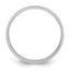 Platinum 8mm Half Round Featherweight Wedding Band