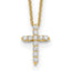 10k Diamond Cross 18 inch Necklace