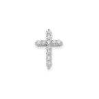 Lab-Grown Diamond Cross Necklace in 14K White Gold (1/4 ct. tw.), 18 Inch - Sophia Jewelers