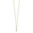 Lab-Grown Diamond Necklace in 14K Yellow Gold, 4.9mm (1 ct. tw.), 18 Inch - Sophia Jewelers
