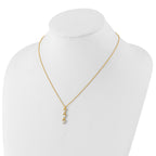 Lab-Grown Diamond Necklace in 14K Yellow Gold, 4.9mm (1 ct. tw.), 18 Inch - Sophia Jewelers