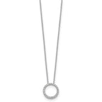 Lab-Grown Diamond Eternity Necklace in 14K White Gold (1/4 ct. tw.), 18 Inch - Sophia Jewelers