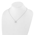 Lab-Grown Diamond Eternity Necklace in 14K White Gold (1/4 ct. tw.), 18 Inch - Sophia Jewelers