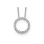Lab-Grown Diamond Eternity Necklace in 14K White Gold (1/4 ct. tw.), 18 Inch - Sophia Jewelers