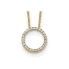 Lab-Grown Diamond Eternity Necklace in 14K Yellow Gold (1/4 ct. tw.), 18 Inch - Sophia Jewelers
