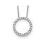 Lab-Grown Diamond Eternity Necklace in 14K White Gold (1/2 ct. tw.), 18 Inch - Sophia Jewelers