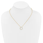 Lab-Grown Diamond Eternity Necklace in 14K Yellow Gold (1/2 ct. tw.), 18 Inch - Sophia Jewelers