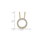 Lab-Grown Diamond Eternity Necklace in 14K Yellow Gold (1/2 ct. tw.), 18 Inch - Sophia Jewelers