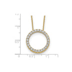 Lab-Grown Diamond Eternity Necklace in 14K Yellow Gold (1 ct. tw.), 18 Inch - Sophia Jewelers