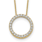Lab-Grown Diamond Eternity Necklace in 14K Yellow Gold (1 ct. tw.), 18 Inch - Sophia Jewelers