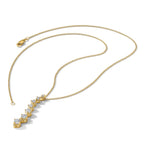 Lab-Grown Diamond Eternity Necklace in 14K Yellow Gold (1 ct. tw.), 18 Inch - Sophia Jewelers