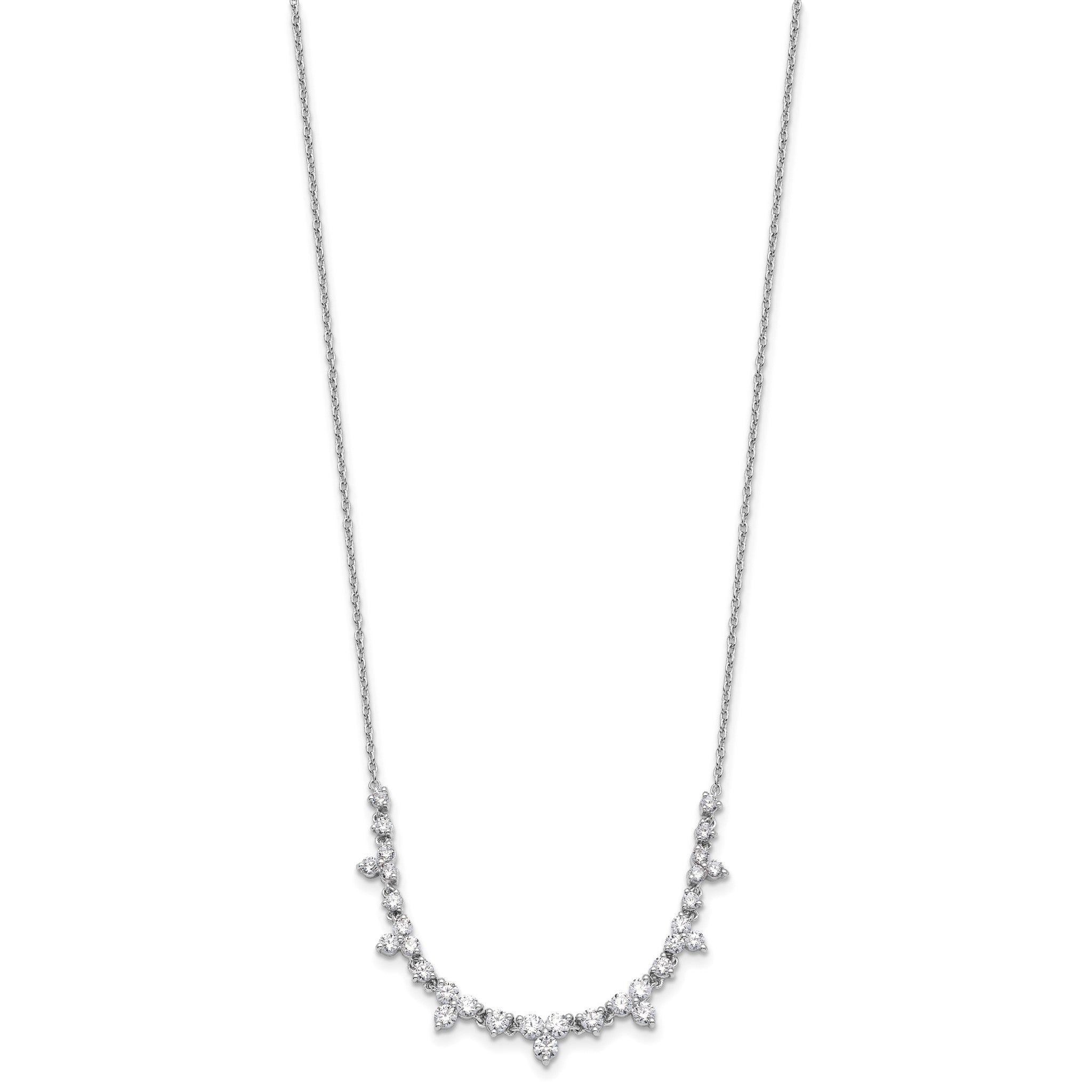 Lab-Grown Diamond Necklace in 14K White Gold (1 1/2 ct. tw.), 18 Inch Secondary image