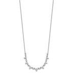 Lab-Grown Diamond Necklace in 14K White Gold (1 1/2 ct. tw.), 18 Inch - Sophia Jewelers