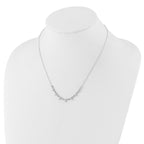 Lab-Grown Diamond Necklace in 14K White Gold (1 1/2 ct. tw.), 18 Inch - Sophia Jewelers