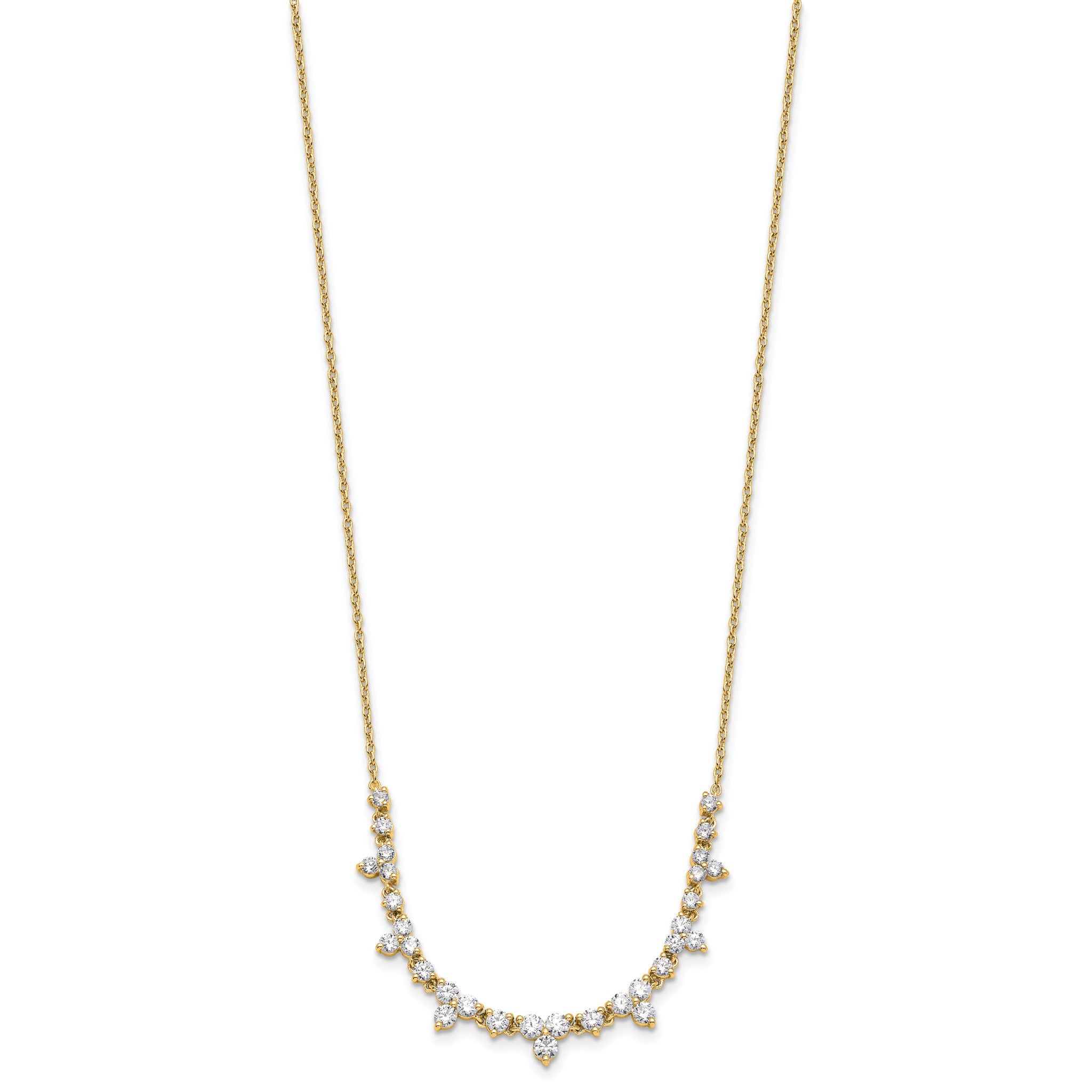 Lab-Grown Diamond Necklace in 14K Yellow Gold (1 1/2 ct. tw.), 18 Inch Secondary image