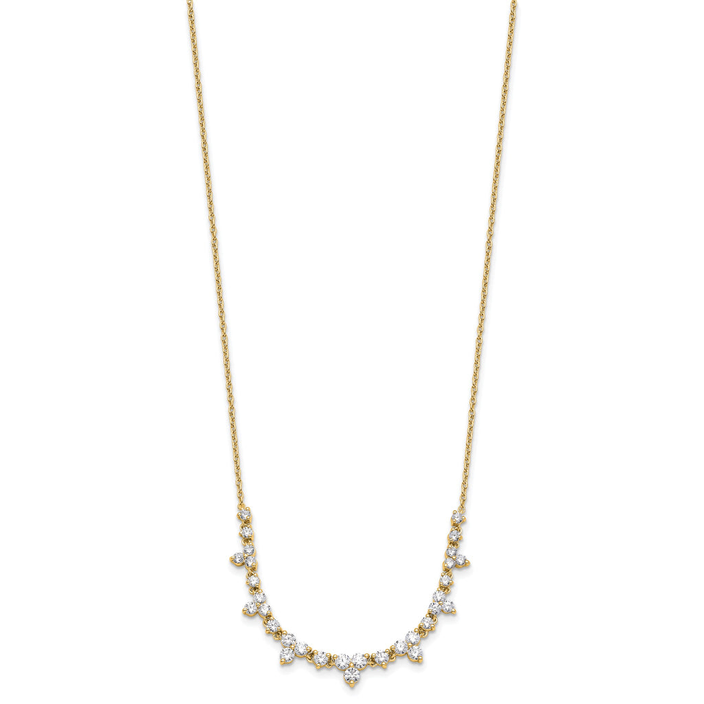 Lab-Grown Diamond Necklace in 14K Yellow Gold (1 1/2 ct. tw.), 18 Inch - Sophia Jewelers