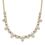 Lab-Grown Diamond Necklace in 14K Yellow Gold (1 1/2 ct. tw.), 18 Inch - Sophia Jewelers