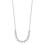 Lab-Grown Diamond Necklace in 14K White Gold (2 ct. tw.), 18 Inch - Sophia Jewelers