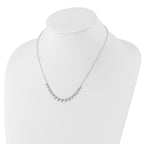 Lab-Grown Diamond Necklace in 14K White Gold (2 ct. tw.), 18 Inch - Sophia Jewelers