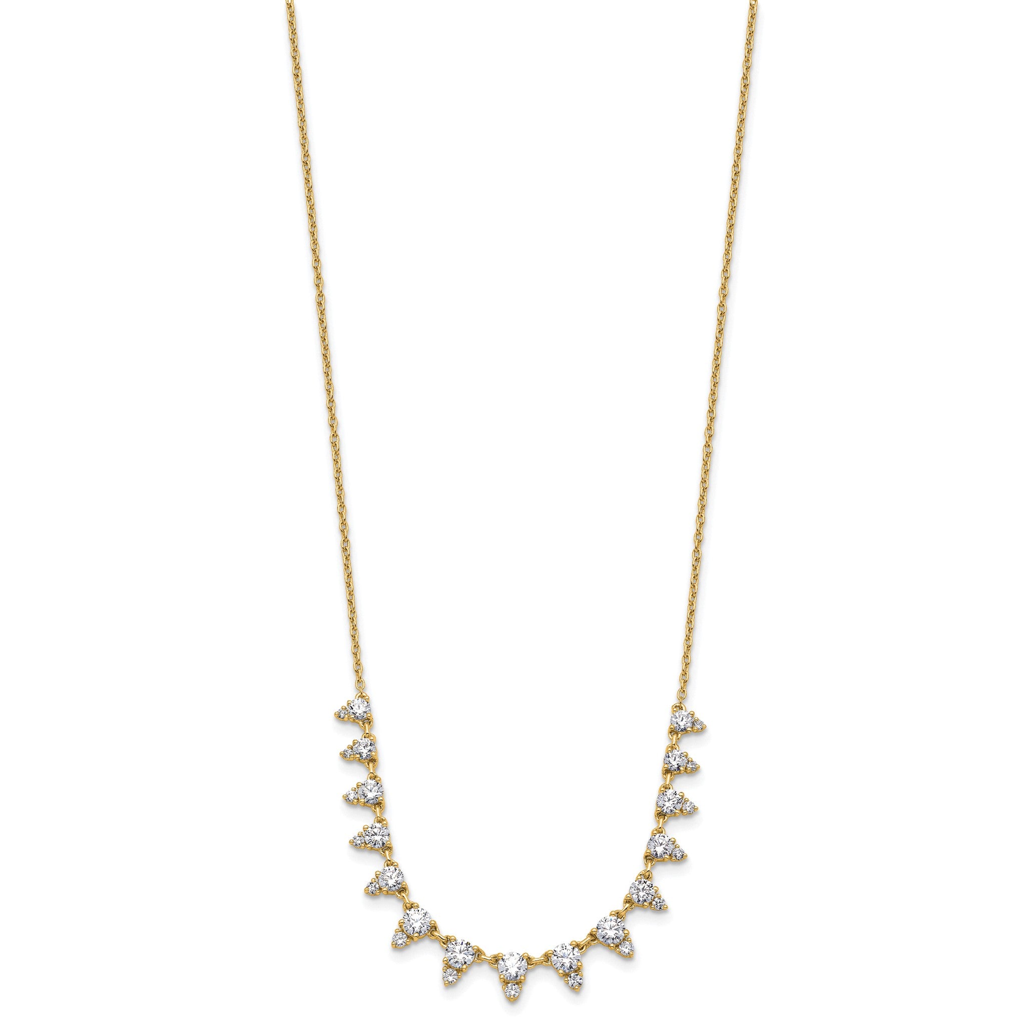 Lab-Grown Diamond Necklace in 14K Yellow Gold (2 ct. tw.), 18 Inch Secondary image