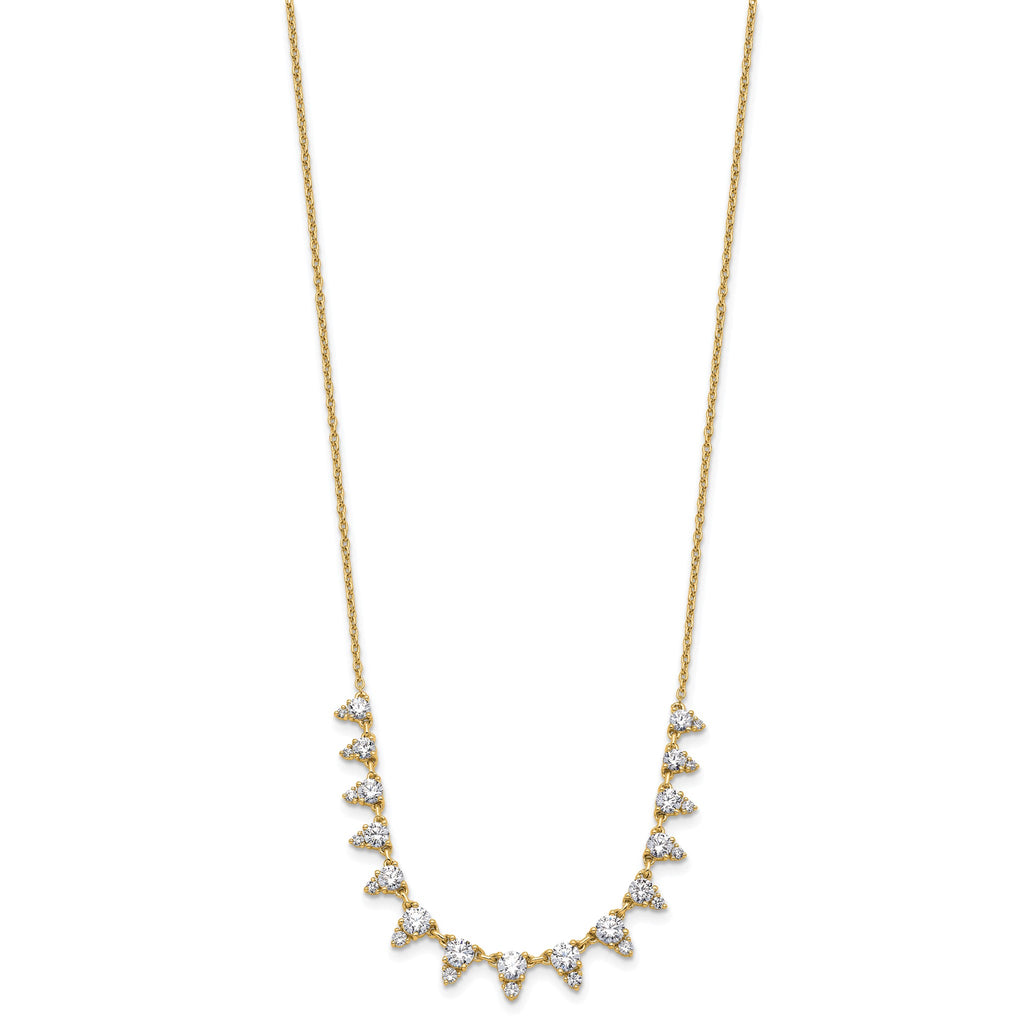 Lab-Grown Diamond Necklace in 14K Yellow Gold (2 ct. tw.), 18 Inch - Sophia Jewelers