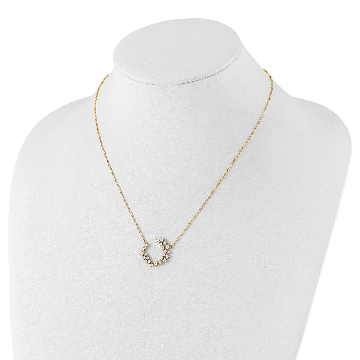 Lab-Grown Diamond Necklace in 14K Yellow Gold, 2.5mm (1 ct. tw.), 18 Inch - Sophia Jewelers