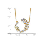 Lab-Grown Diamond Necklace in 14K Yellow Gold, 2.5mm (1 ct. tw.), 18 Inch - Sophia Jewelers