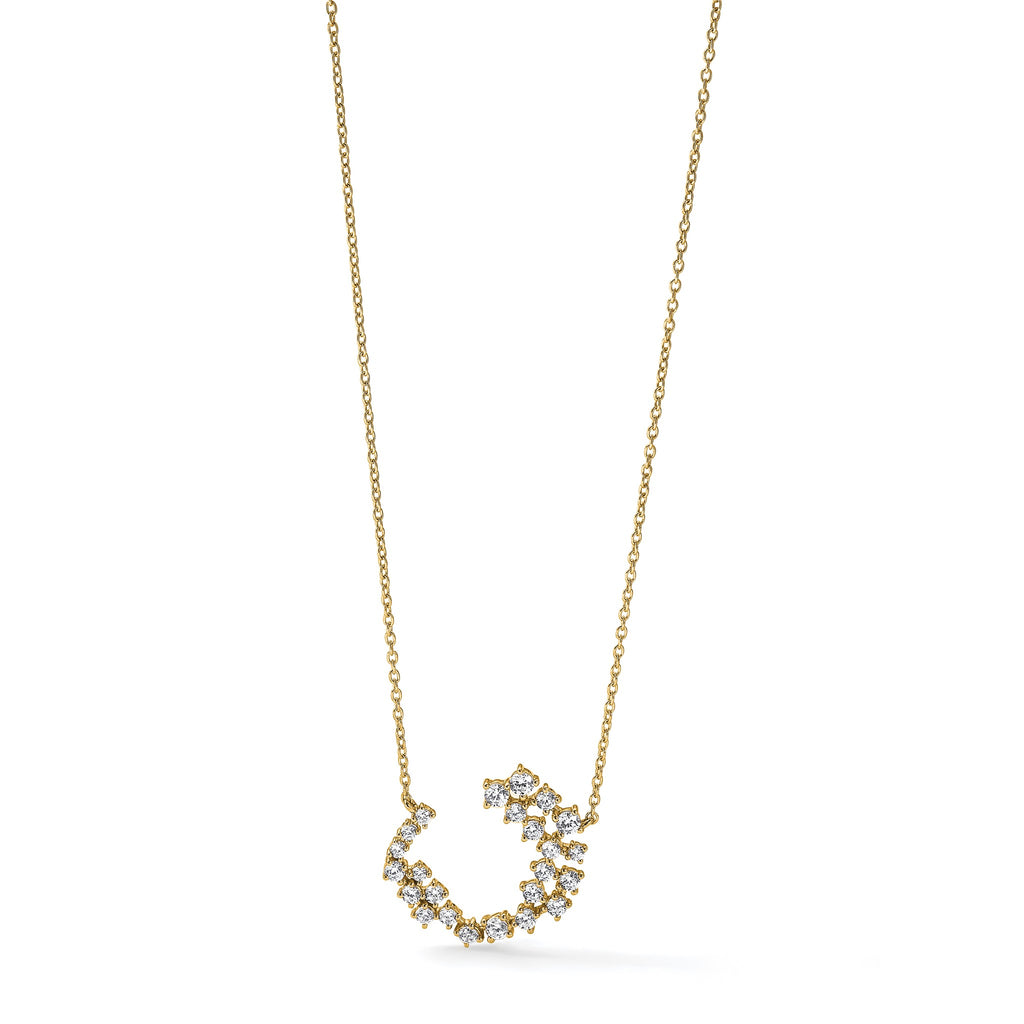 Lab-Grown Diamond Necklace in 14K Yellow Gold, 2.5mm (1 ct. tw.), 18 Inch - Sophia Jewelers