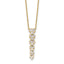 Lab-Grown Diamond Hearts Necklace in 14K Yellow Gold, 2.8mm (1 ct. tw.), 18 Inch - Sophia Jewelers