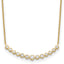 Lab-Grown Diamond Curved Bar Necklace in 14K Yellow Gold (1/2 ct. tw.), 18 Inch - Sophia Jewelers