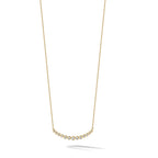 Lab-Grown Diamond Curved Bar Necklace in 14K Yellow Gold (3/4 ct. tw.), 18 Inch - Sophia Jewelers
