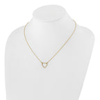 Lab-Grown Diamond Hearts Necklace in 14K Yellow Gold (1/5 ct. tw.), 18 Inch - Sophia Jewelers