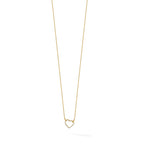 Lab-Grown Diamond Hearts Necklace in 14K Yellow Gold (1/5 ct. tw.), 18 Inch - Sophia Jewelers