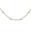 True Origin 14k Rose Gold 3/8 carat Lab Grown Diamond VS+ F+ Sixteen Station 16 inch Necklace