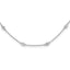 True Origin 14k White Gold 1/2 carat Lab Grown Diamond VS+ F+ Eighteen Station 18 inch Necklace
