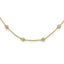 True Origin 14k 1 1/6 carat Lab Grown Diamond VS+ F+ Eighteen Station 18 inch Necklace
